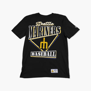 Seattle Mariners Black City Connect Diamond Strike T-Shirt