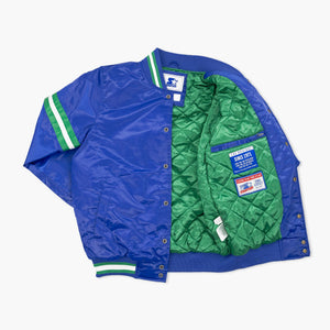 Seattle Seahawks Royal Throwback Starter Jacket
