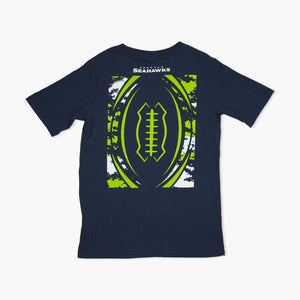 Seattle Seahawks Blitz Navy Youth T-Shirt