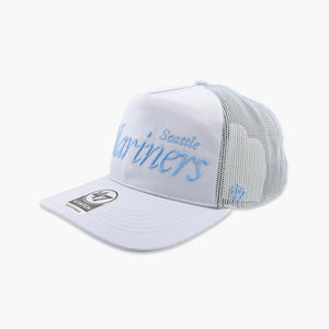 Seattle Mariners Pastel Blue Script Hitch Snapback