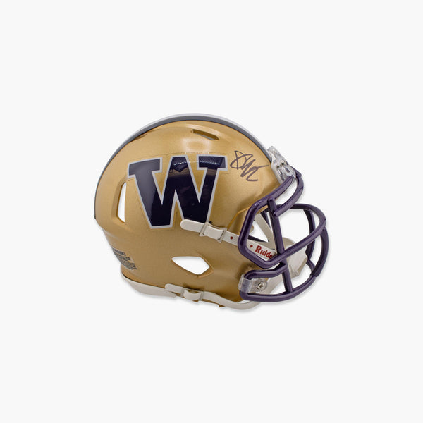 AUTOGRAPHED By Demond Williams - Washington Huskies Mini Helmet