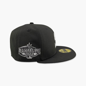 Seattle Mariners Black & White 2001 All-Star Game Fitted Hat