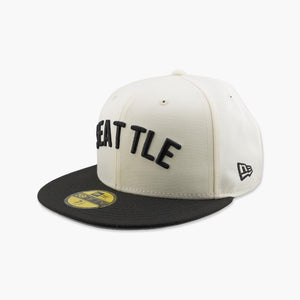 Seattle Mariners Steelheads Wordmark Two-Tone Fitted Hat
