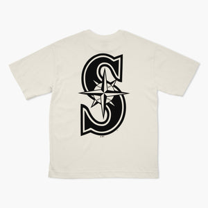 Seattle Mariners Cream Heavyweight Premium T-Shirt