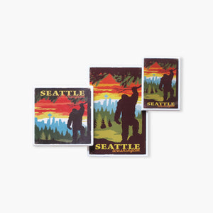 LP Seattle Bigfoot Skyline Souvenir