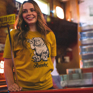 Rainier Beer Antique Gold Raindog T-Shirt