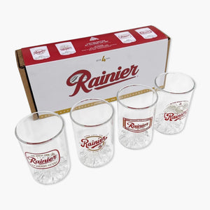 Rainier Beer Greatest Hits Shatterproof Drinkware Set