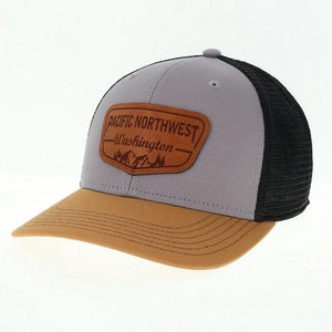 Pikes Peak Grey/Caramel/Black Pacific Northwest Trucker Hat