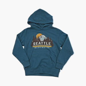More Gains Marine Blue Seattle Youth Hoodie