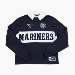 Seattle Mariners Navy Retro Rugby Shirt