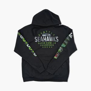 Seattle Seahawks Banner Year Super Bowl Champions Hoodie