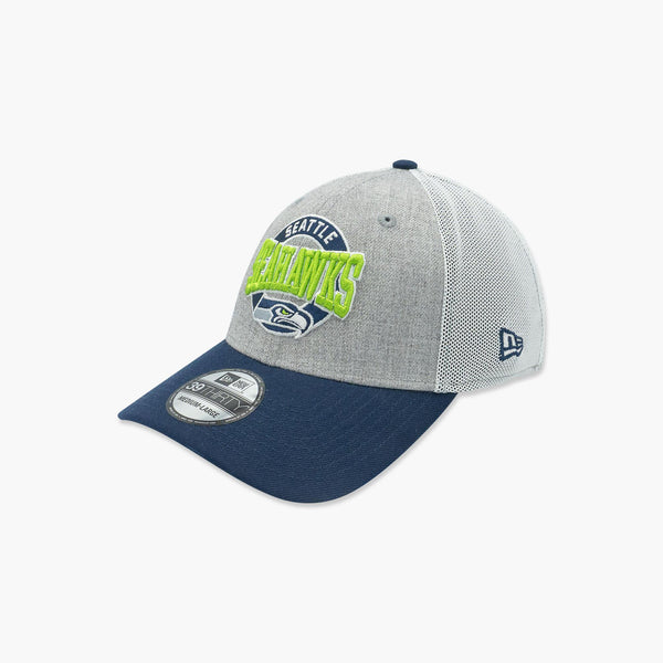 New Era Seattle Seahawks Heather Badge FlexFit Hat