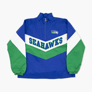 Seattle Seahawks Royal Starter Women's Lightweight Pullover Jacket