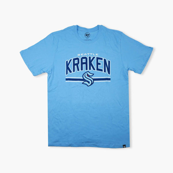 Seattle Kraken Carolina Blue Arch Super Rival T-Shirt