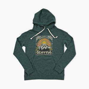Chasing the Dream Basil Seattle Womens Hoodie