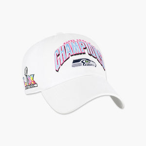 Seattle Seahawks Festivities Super Bowl LX Champions White Clean Up Hat