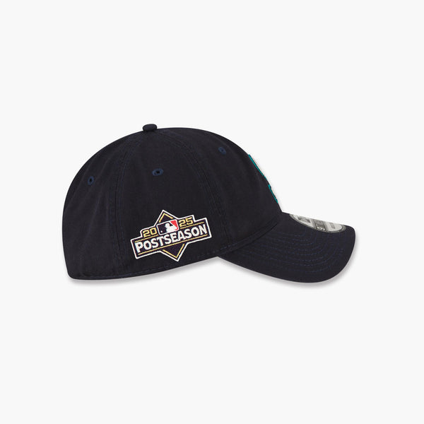 Seattle Mariners Navy 2025 Postseason Side Patch Adjustable Hat