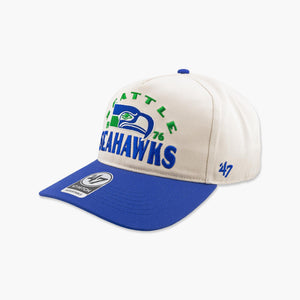 Seattle Seahawks Natural Throwback Arcitext Hitch Snapback