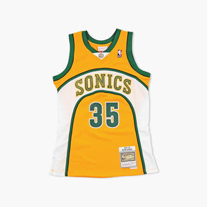 Seattle SuperSonics Kevin Durant 2007 Yellow Alternate Swingman Jersey