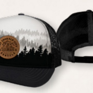 Emerald City Line Art Sublimated Trucker Hat