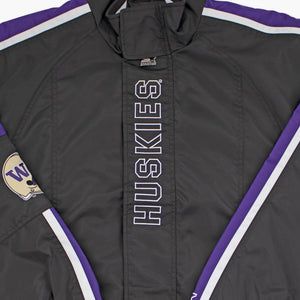 Washington Huskies Starter Black Nylon Jacket
