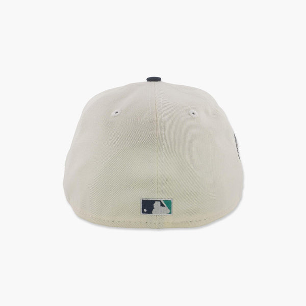 Seattle Mariners Kingdome Legends Cream Script Fitted Hat