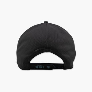 Seattle Kraken Black Micro Badge Snapback