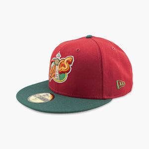 Seattle SuperSonics Cardinal Green 1967 Basketball Club Fitted Hat