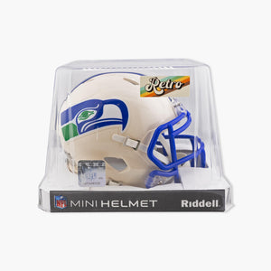 Seattle Seahawks Retro Cream Mini Helmet