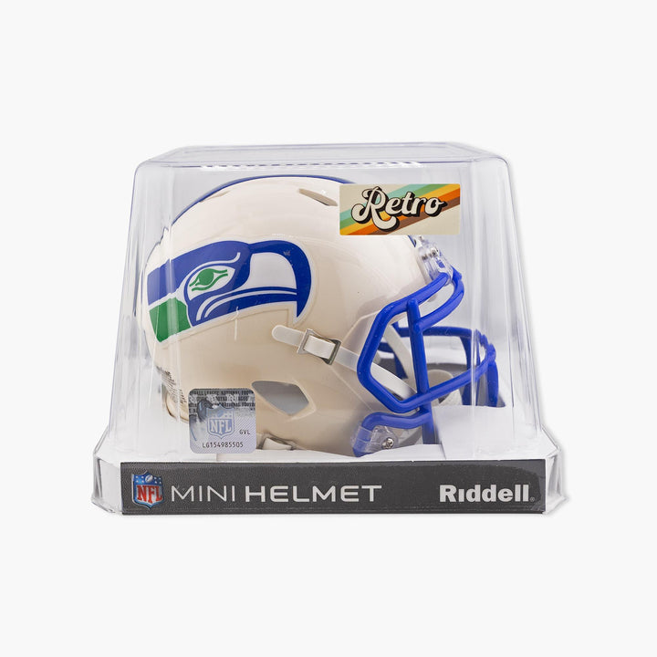 Seattle Seahawks Retro Cream Mini Helmet