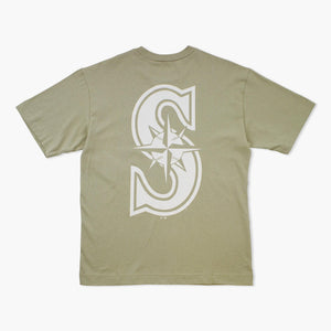Seattle Mariners Olive Heavyweight Premium T-Shirt