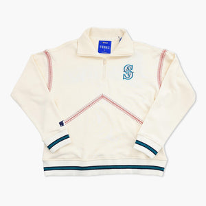 Seattle Mariners Terez Women's Sugar Swizzle Baseball Stitch 1/4-Zip