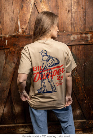 The Gameday Tan T-Shirt, Big Dumper Collection