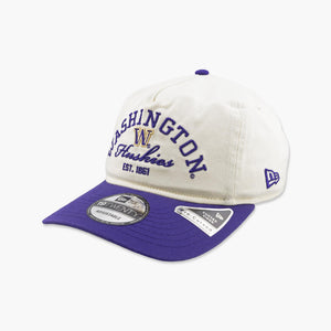 Washington Huskies Cream Stacked Logo Snapback