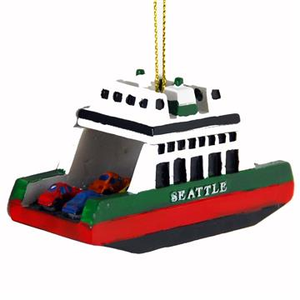 Ferryboat with Cars Ornament