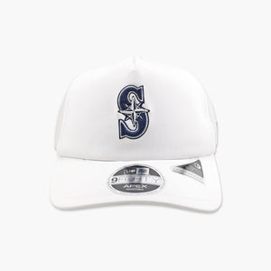 Seattle Mariners 2026 Batting Practice White Apex Trucker Hat