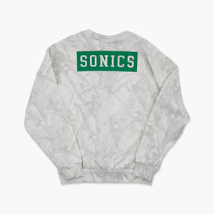 Seattle SuperSonics Ghosted Crewneck