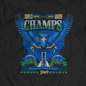 Wings of Victory Legacy Black Youth T-Shirt