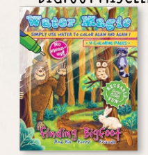 Water Magic Bigfoot Book