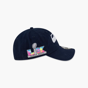 Seattle Seahawks Super Bowl LX Side Patch Navy Adjustable Hat