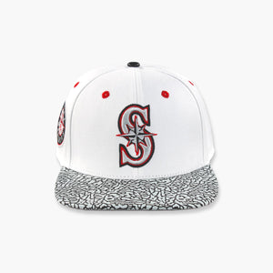Seattle Mariners Cracked Cement Snapback
