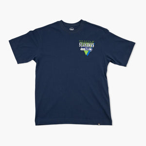 Seattle Seahawks Navy Under Bar Foundation T-Shirt