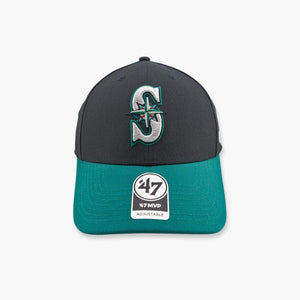 Seattle Mariners Two-Tone Primary Logo MVP Adjustable Hat