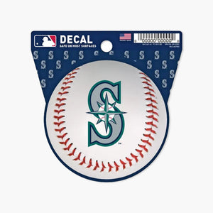 Seattle Mariners Perfect Cut 4"x4" Baseball Decal