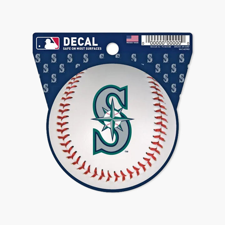 Seattle Mariners Perfect Cut 3"x4" Baseball Decal