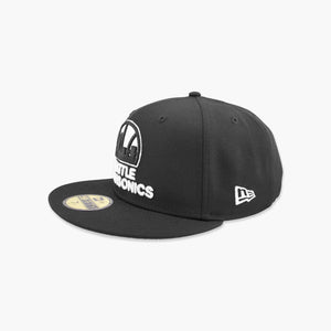 Seattle SuperSonics New Era Skyline Black & White Fitted Hat