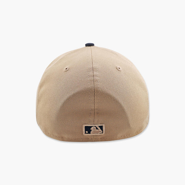 Seattle Mariners Primary Logo Khaki/Navy Fitted Hat