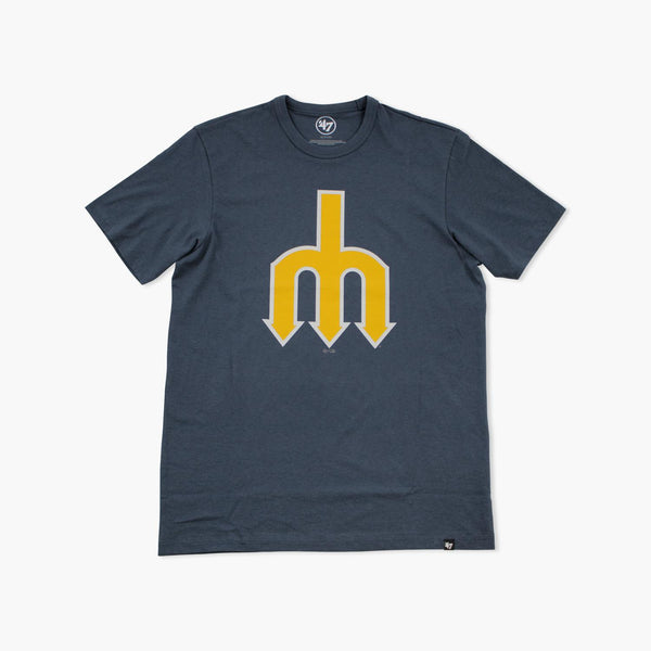 Seattle Mariners Trident Logo Navy T-Shirt