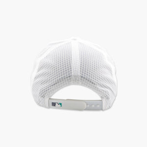 Seattle Mariners 2026 Batting Practice White Apex Trucker Hat