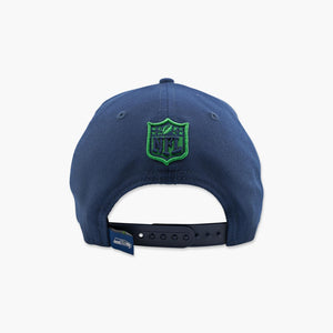Seattle Seahawks Navy Throwback Cartoon Character Snapback